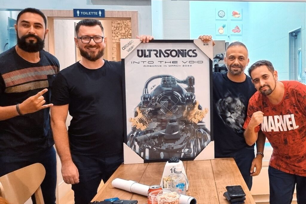 Rock band Ultrasonics receives Into The Void poster
